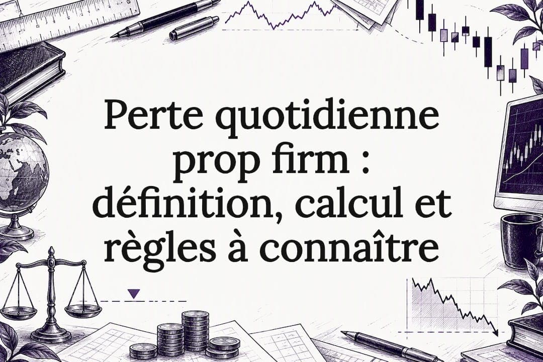 Perte quotidienne prop firm : définition, calcul et règles