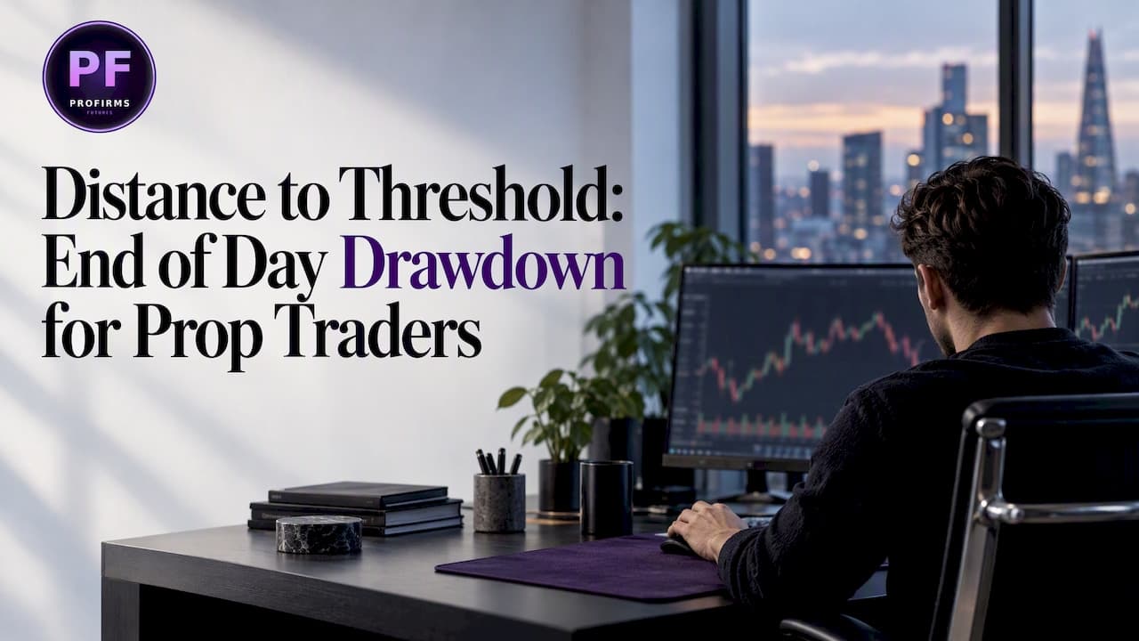 Distance to Threshold: End of Day Drawdown for Prop Traders