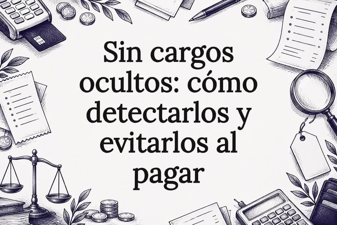 Sin cargos ocultos: cómo detectarlos y evitarlos al pagar