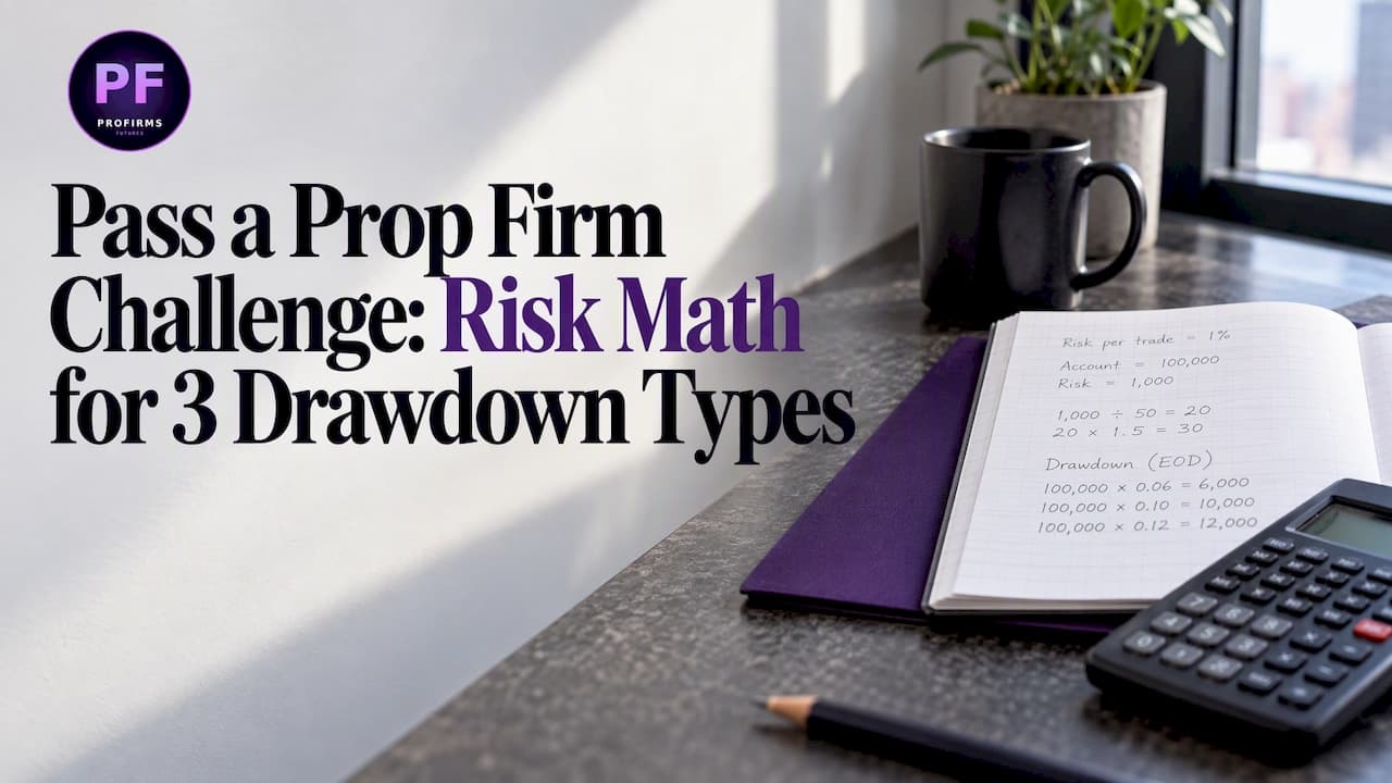 Pass a Prop Firm Challenge: Risk Math for 3 Drawdown Types