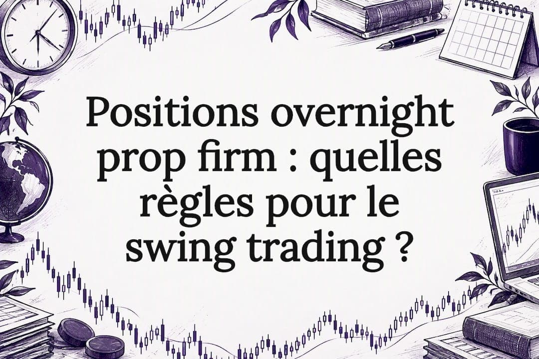 Positions overnight prop firm : les règles du swing trading