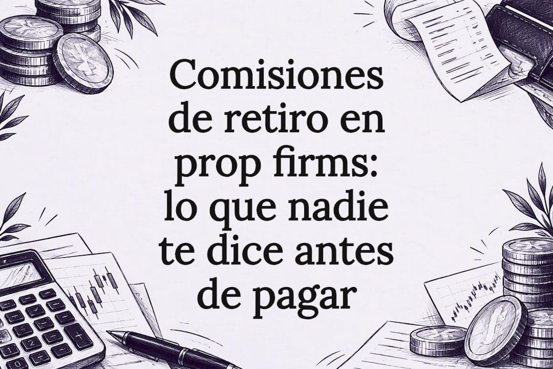 Comisiones de retiro en prop firms: lo que nadie te dice