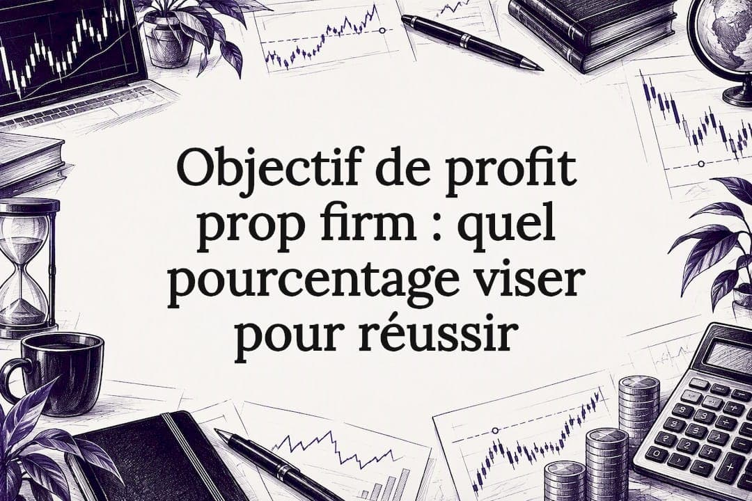 Objectif de profit prop firm : quel pourcentage viser ?