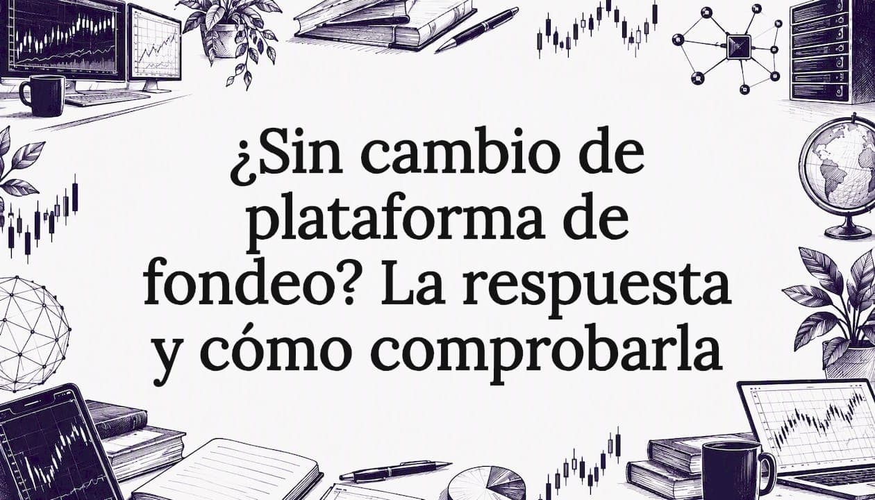 ¿Sin cambio de plataforma de fondeo? Cómo comprobarlo