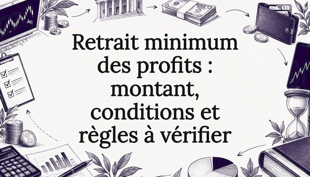 Retrait minimum des profits : montant et conditions