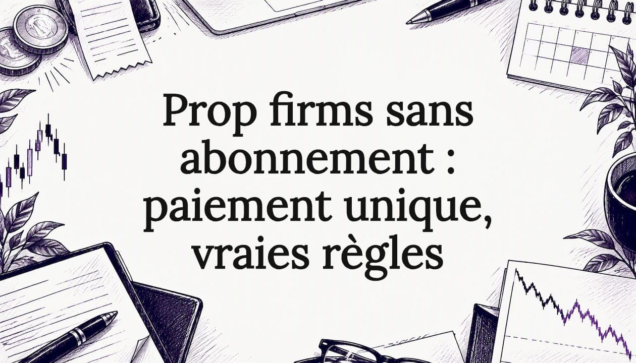 Prop firms sans abonnement : paiement unique, vraies règles