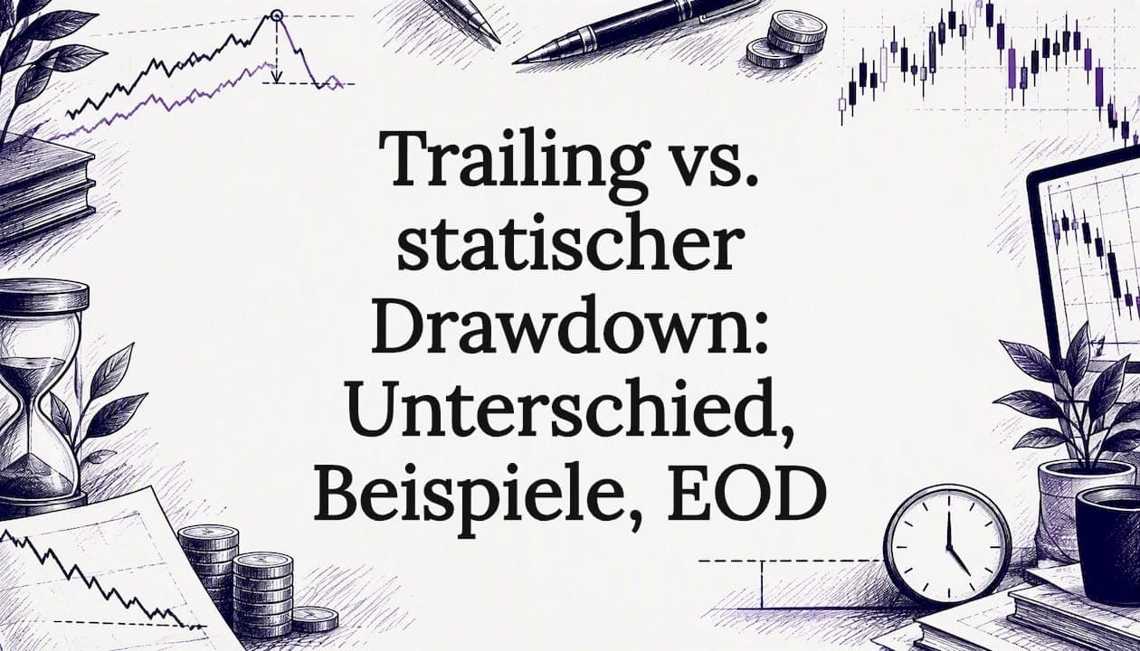 Trailing vs. statischer Drawdown: Unterschied und Beispiele