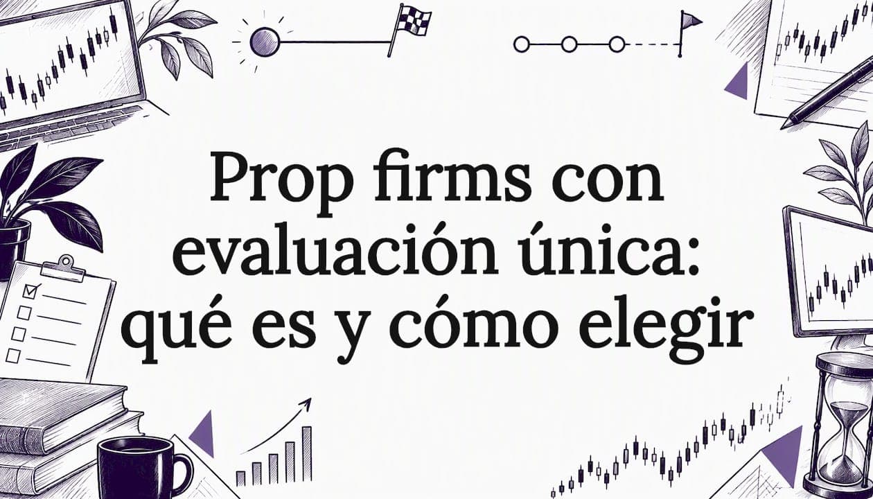 Prop firms con evaluación única: qué es y cómo elegir