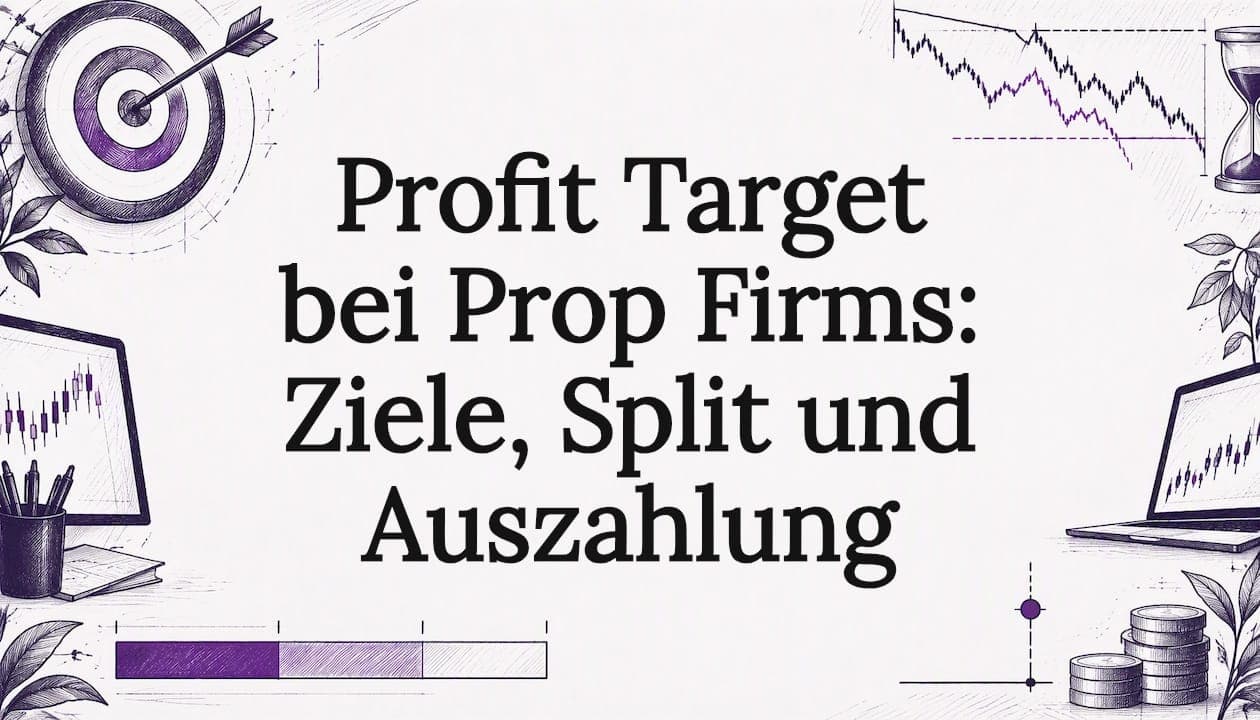 Profit Target bei Prop Firms: Ziele, Split und Auszahlung