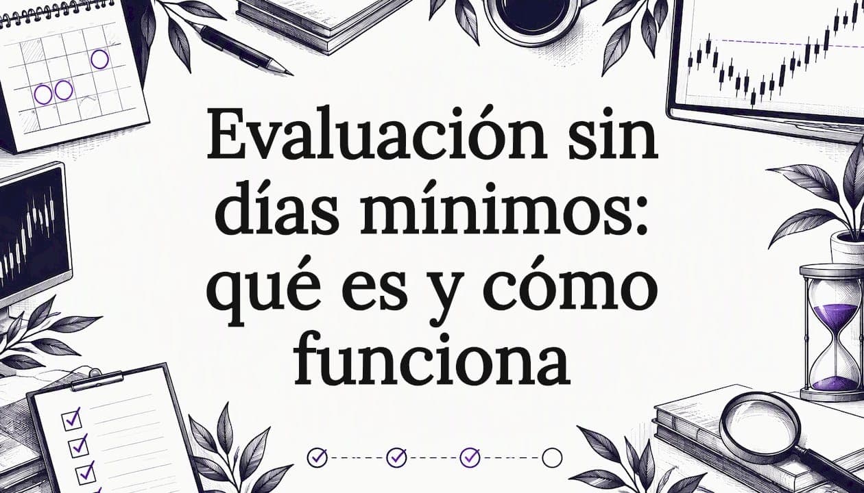 Evaluación sin días mínimos: qué es y cómo funciona
